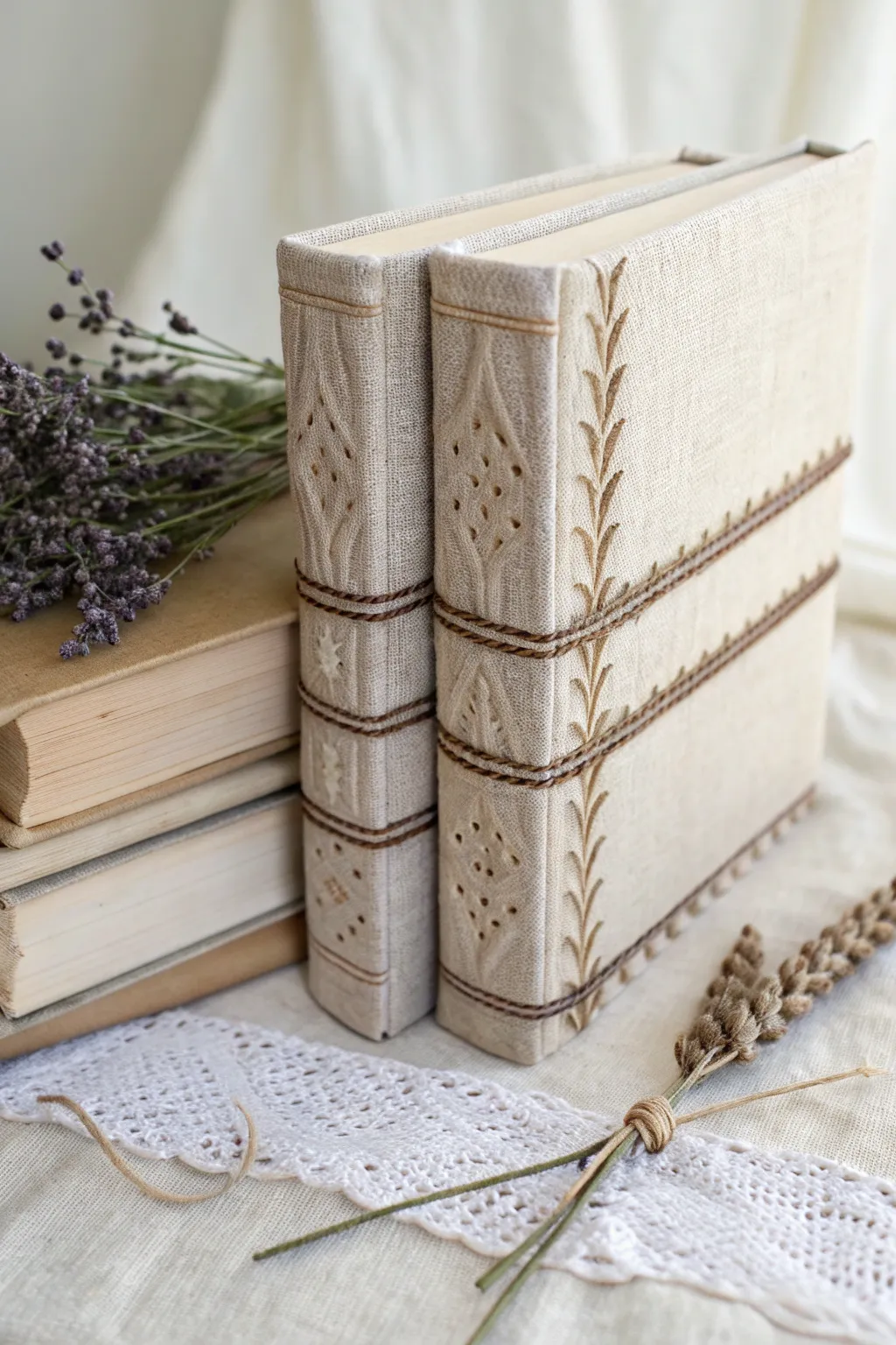 Embrace simplicity and sustainability with this eco-friendly book spine, a perfect blend of Scandinavian minimalism and Boho elegance.