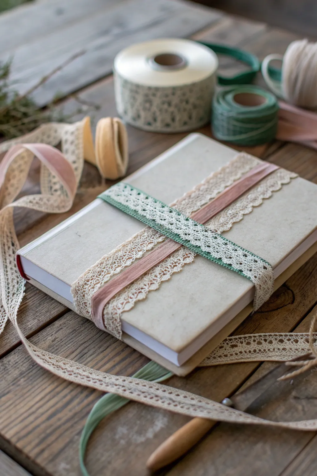 Layered Elegance: Transform your gift with a symphony of ribbons.
