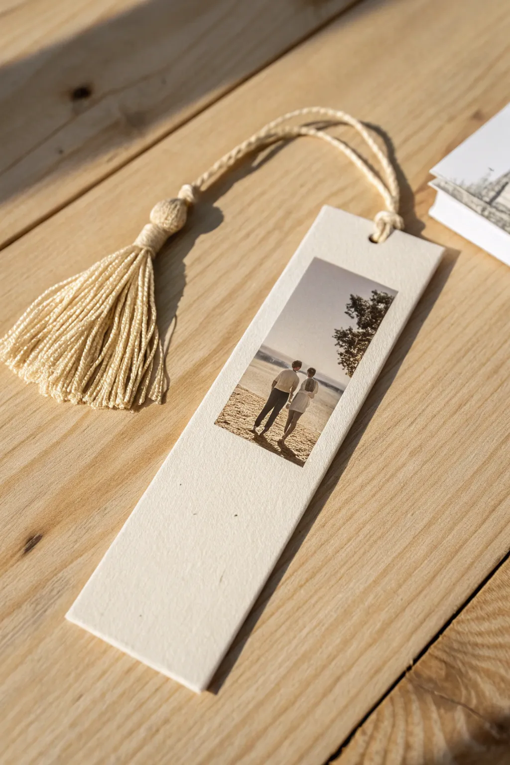Capture memories in style with a minimalist photo memory bookmark.