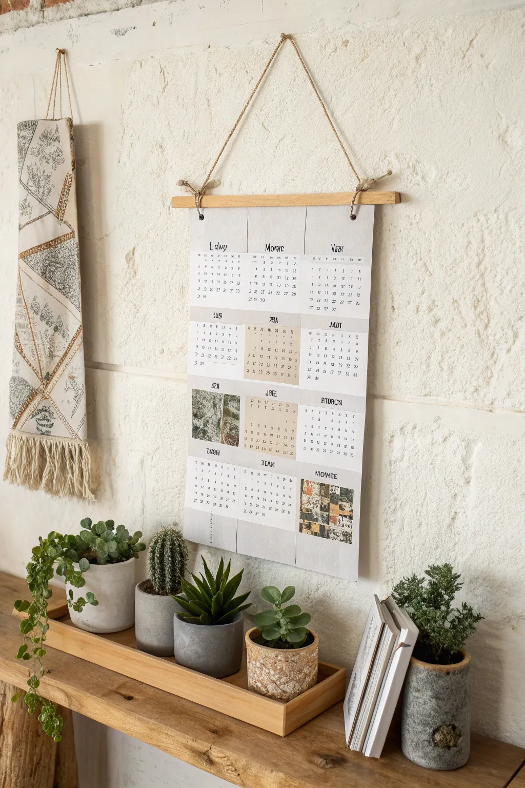 Transform old magazines into a stunning, eco-friendly calendar that adds a touch of minimalist-boho charm to your space. 🌿📅 #CraftWithPurpose