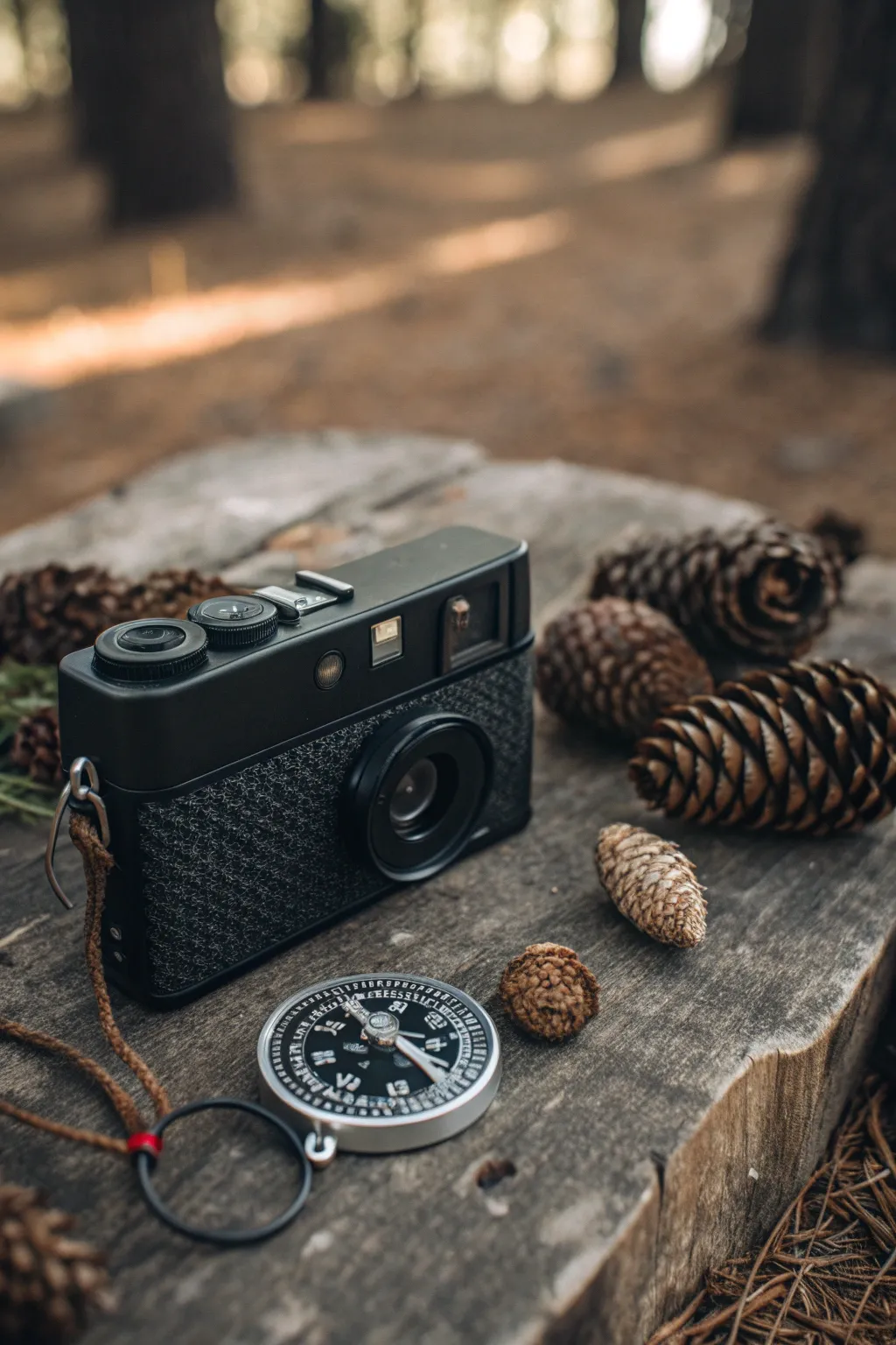 Capture your camping memories in classic style with a disposable camera!