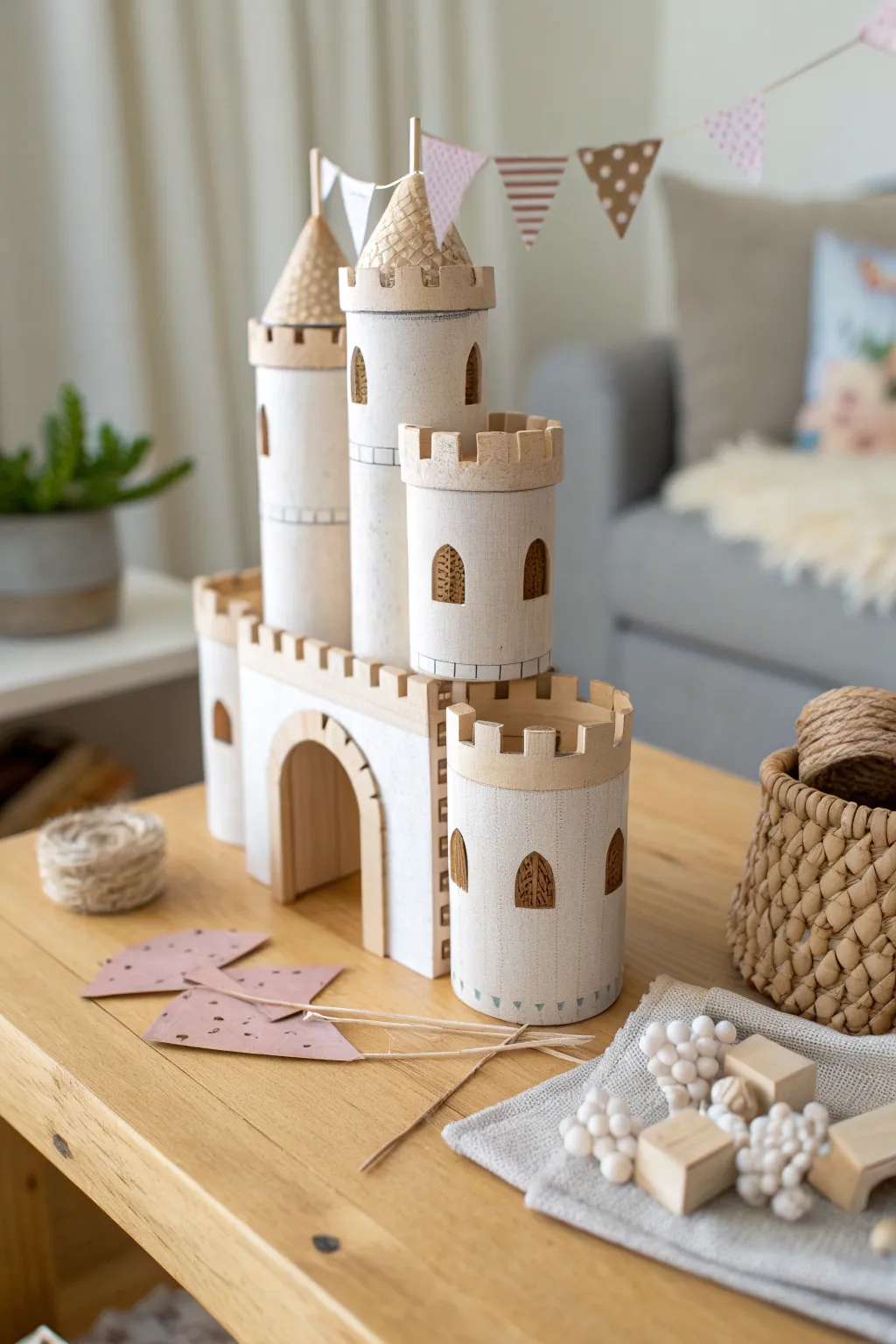 Inspire little hands with this charming castle craft that blends play with learning.