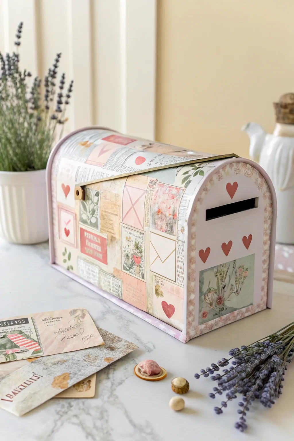 Turn old magazines into art with this eco-friendly valentine mailbox idea. Simple, chic, and sustainable!