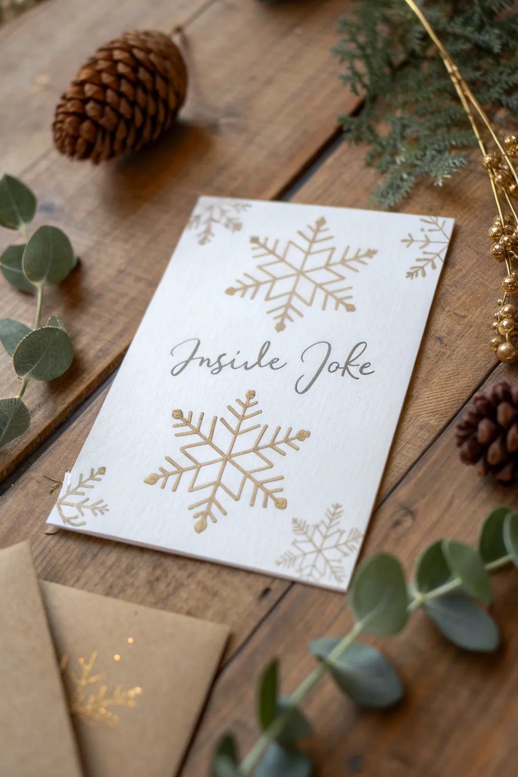 Cherish the laughter with a personalized touch this Christmas. 🎄✨ #InsideJokeJingle #MinimalistMagic