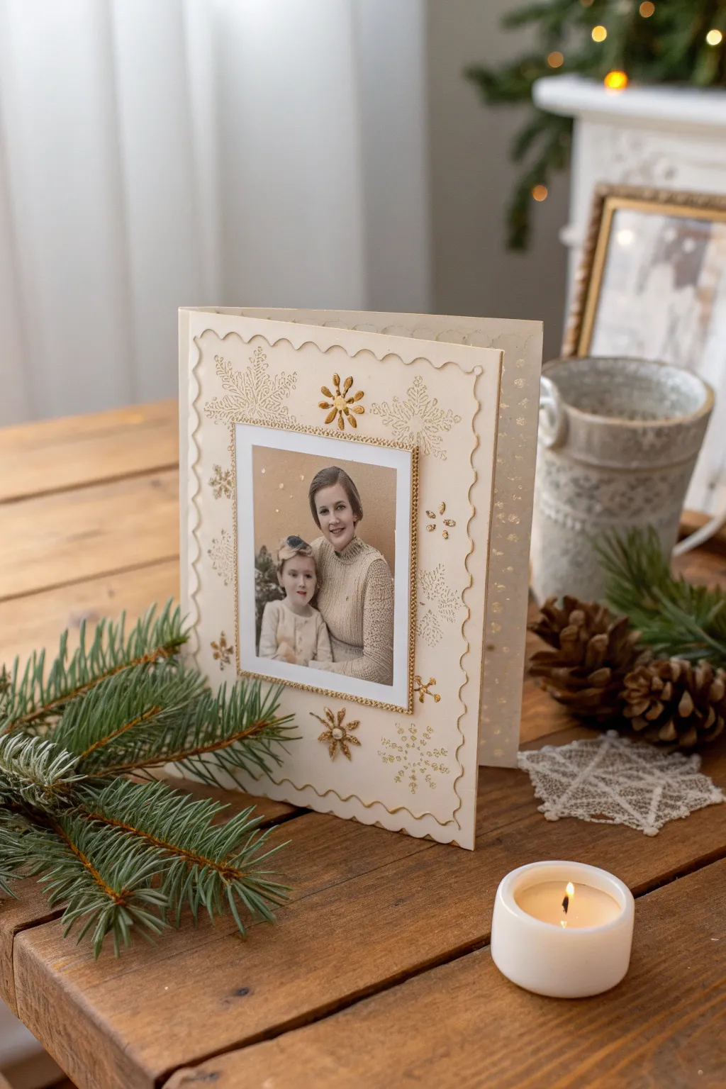 Capture the warmth of nostalgia with vintage-inspired holiday cards that tell a timeless story.