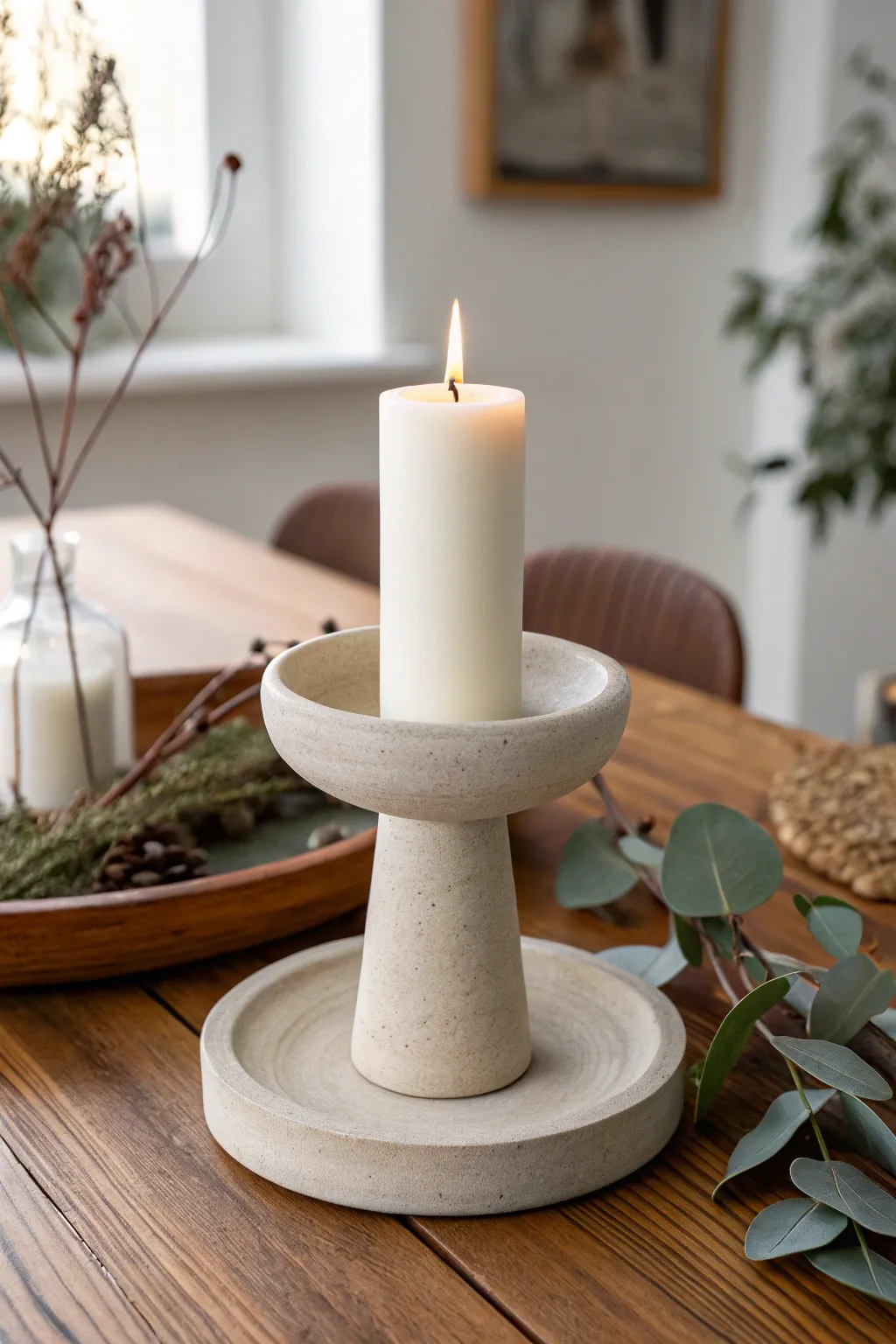 Illuminate your holiday table with handcrafted elegance.