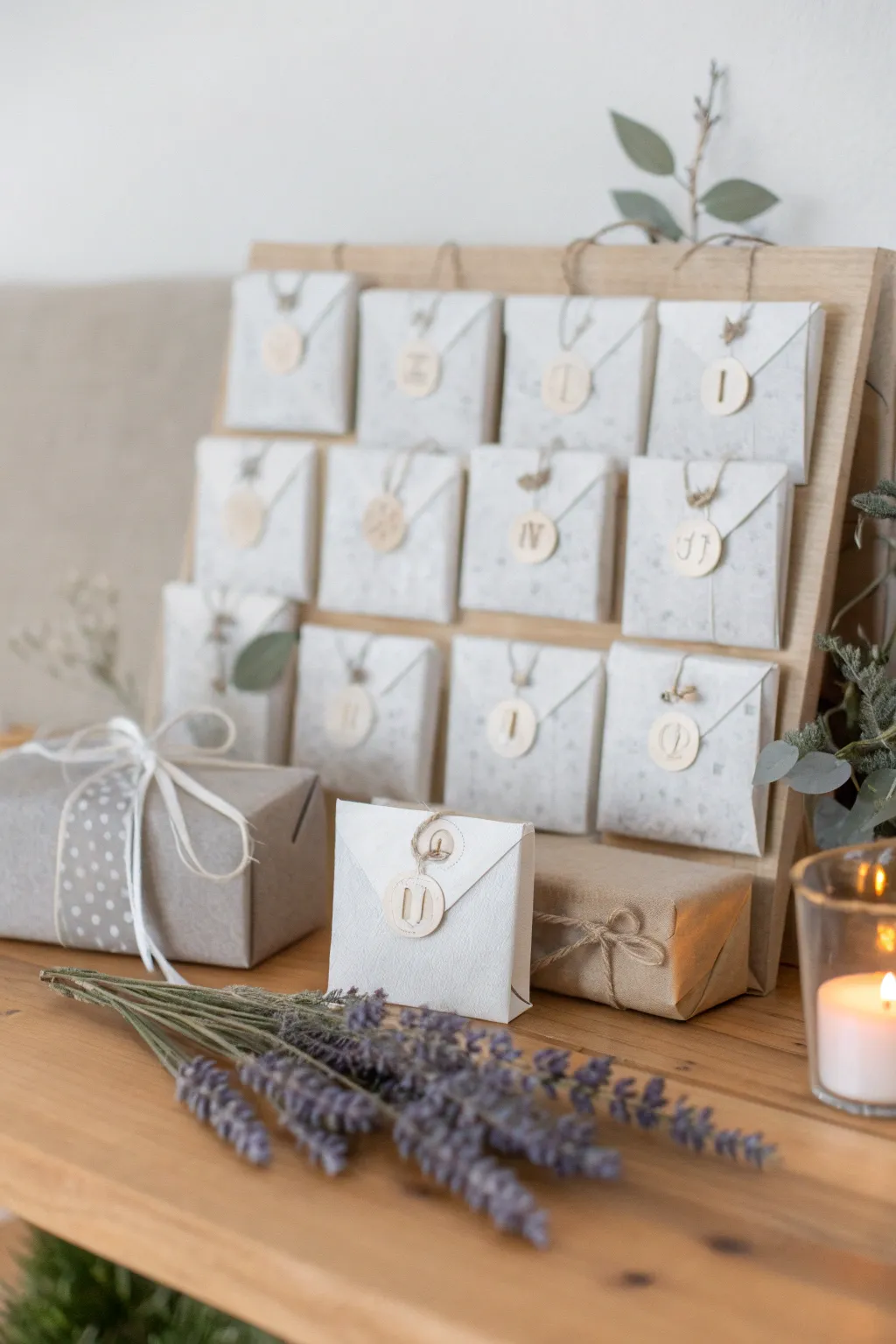 Discover the charm of handmade advent calendars; each day a new surprise awaits!