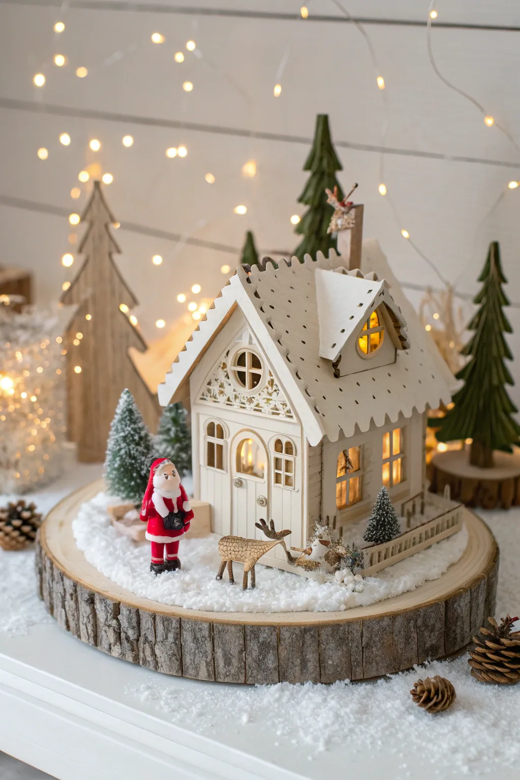 Step into the magic of a handcrafted North Pole village and let your imagination soar this Christmas.