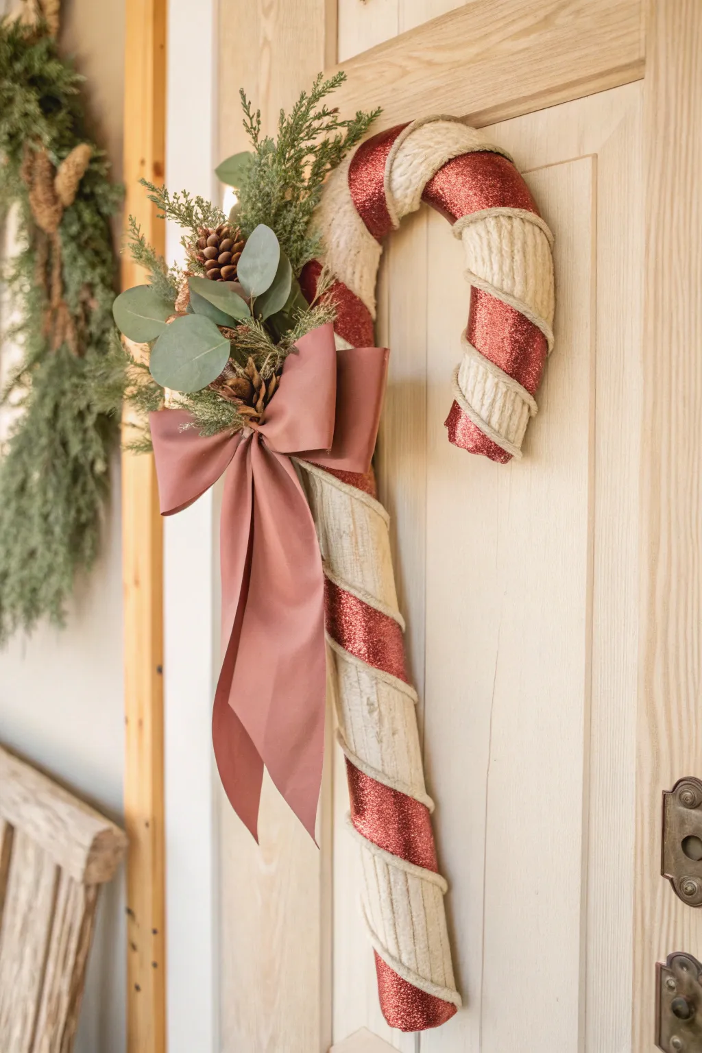 Sweeten your holiday entrance with a touch of whimsy and elegance. 🍭✨