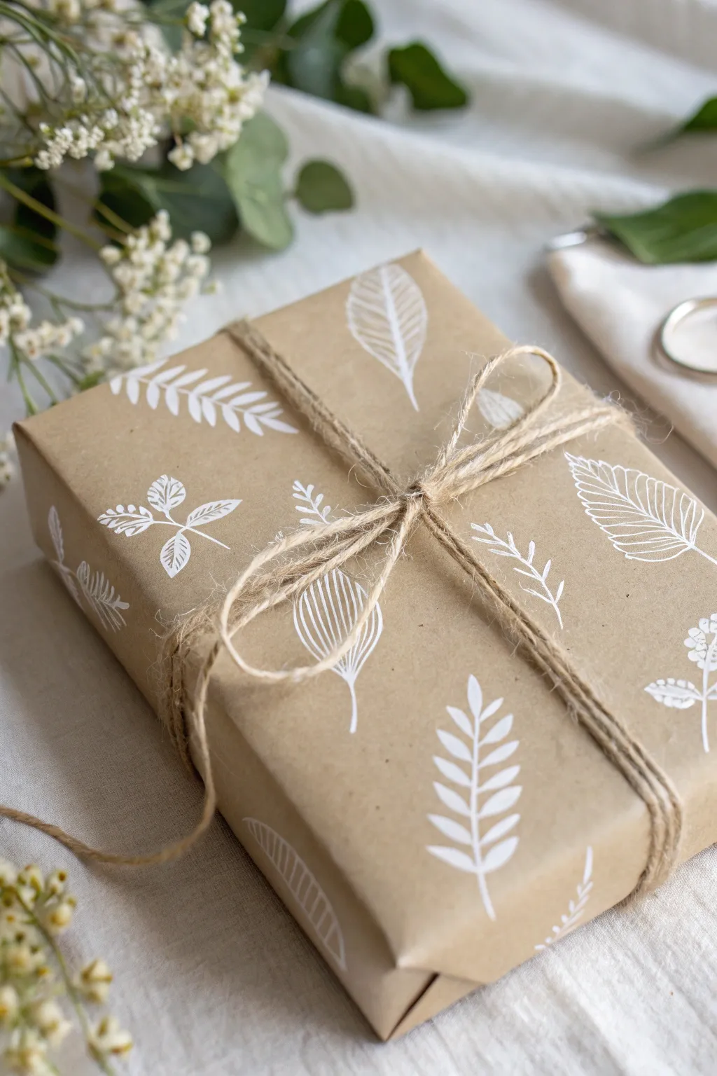 Elevate your gift-giving with DIY stamped wrapping paper — where simplicity meets personal touch.