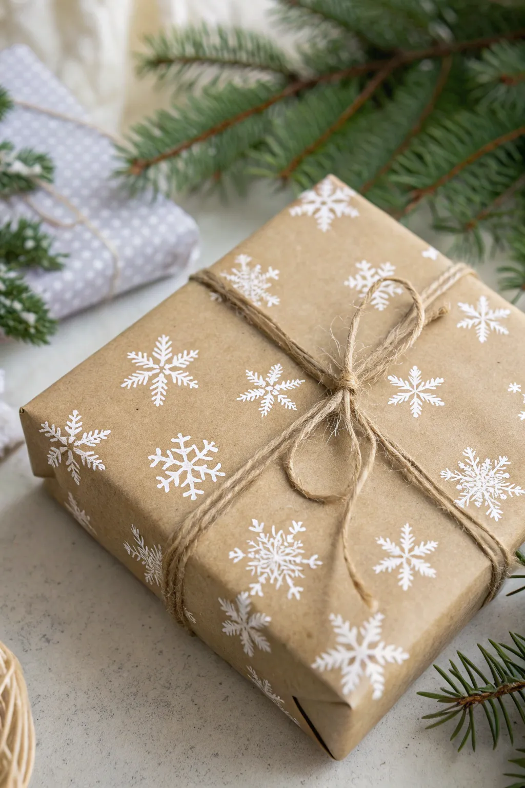 Elevate your gift-giving with minimalist charm and a touch of winter magic. ❄️🎁 #CraftPaperCreativity
