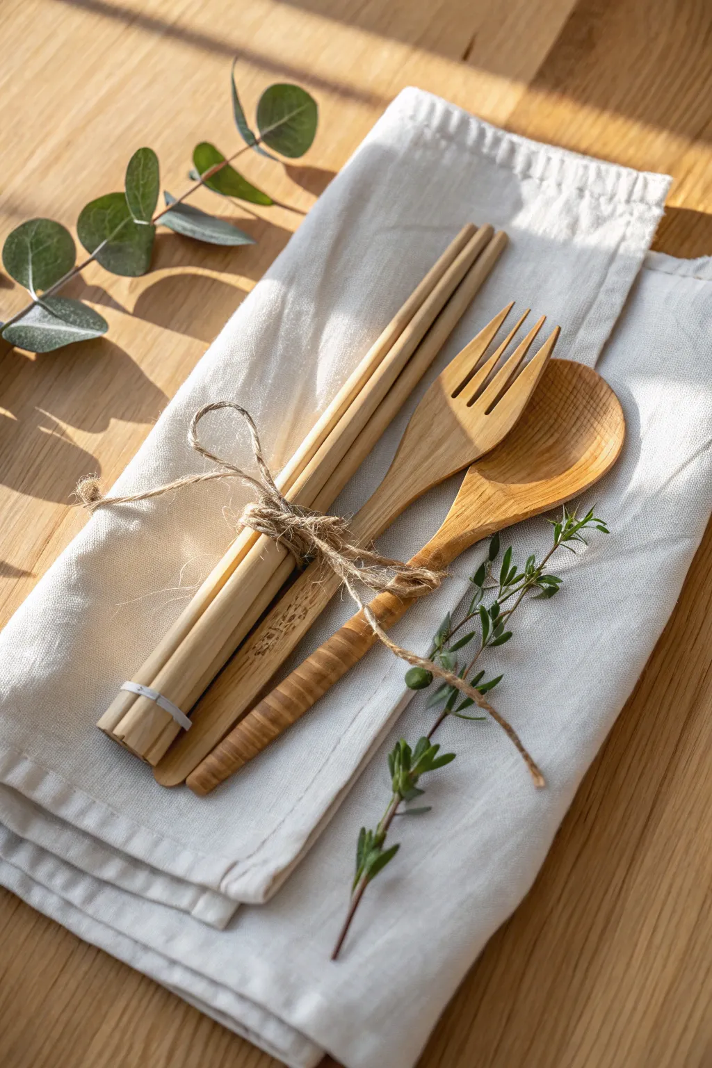 Elevate your Christmas goodie bags with the charm of eco-friendly utensils: sustainable simplicity at its finest.