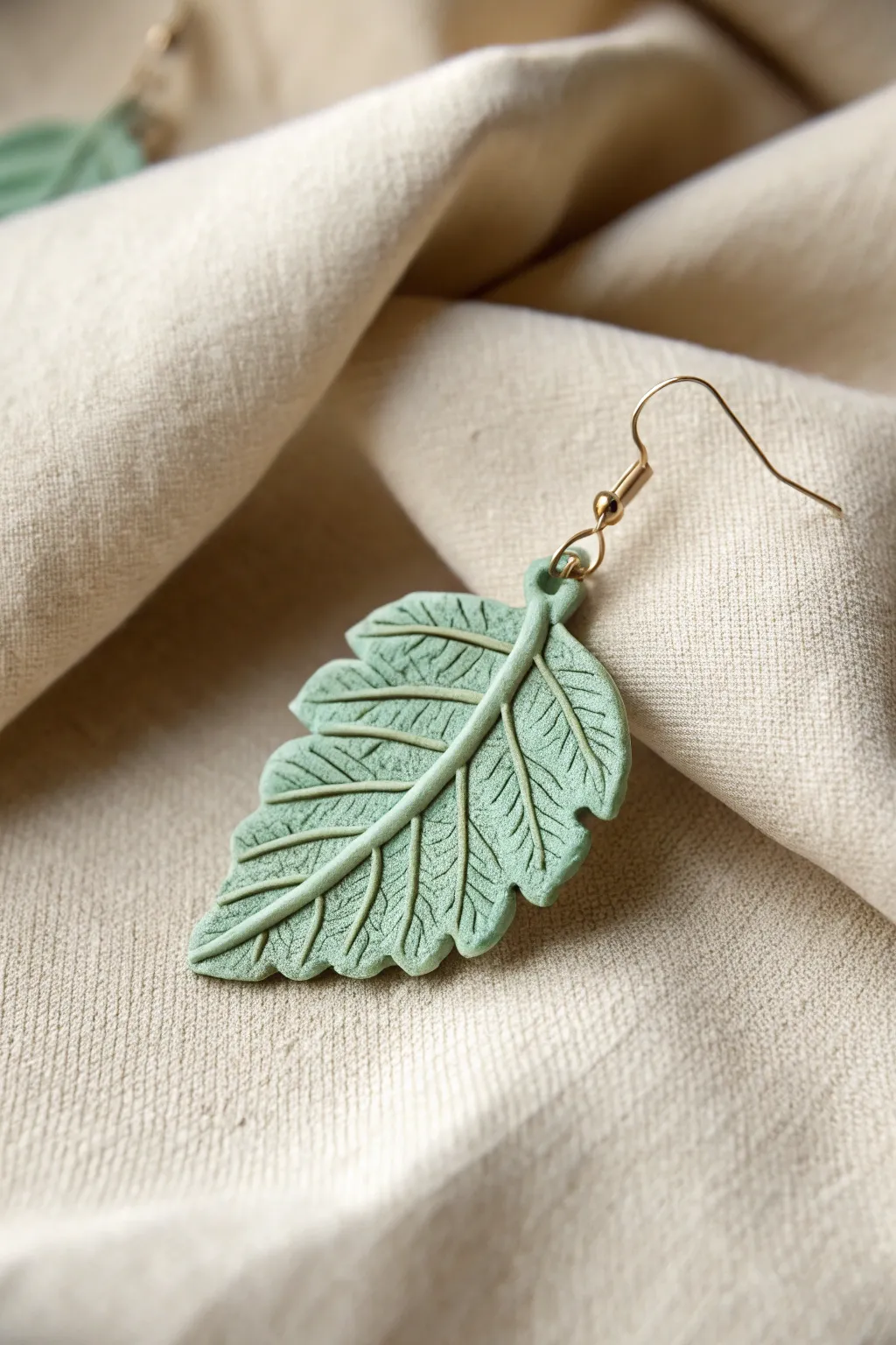 Embrace nature's elegance with this handcrafted leaf earring, where simplicity meets natural beauty.