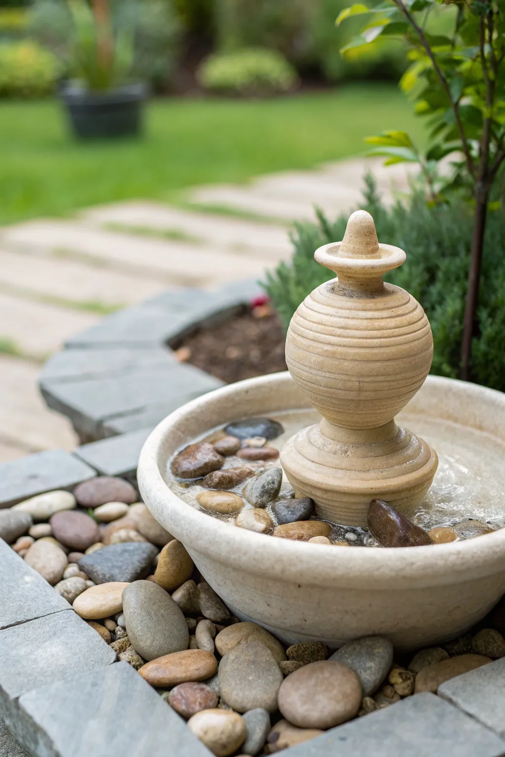 Transform your garden into a peaceful retreat with a handcrafted clay fountain.