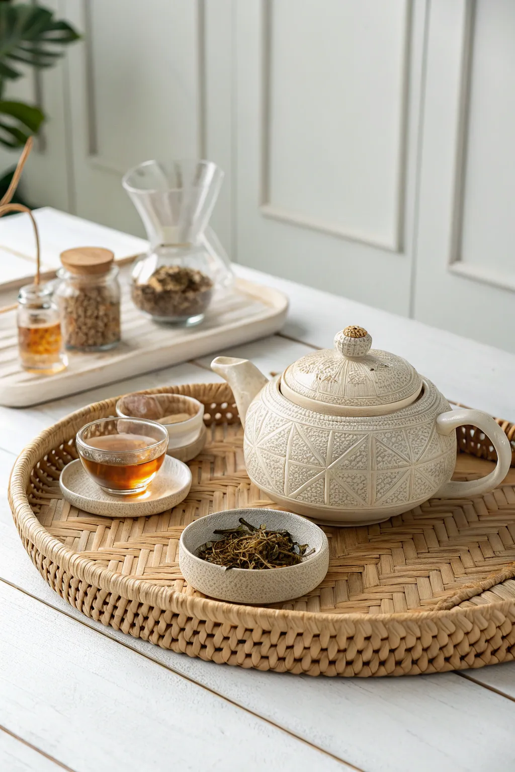Embrace the art of tea time with a touch of Scandinavian elegance and boho charm.