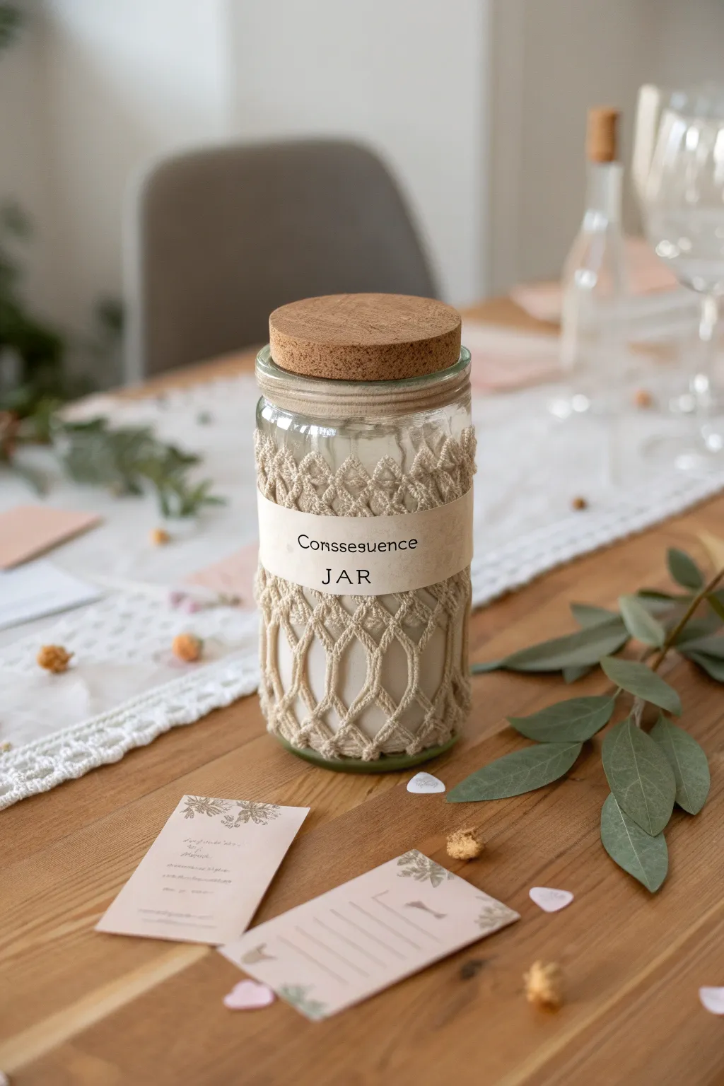 Craft your own consequence jar: a blend of simplicity and artistry for your mindful moments.