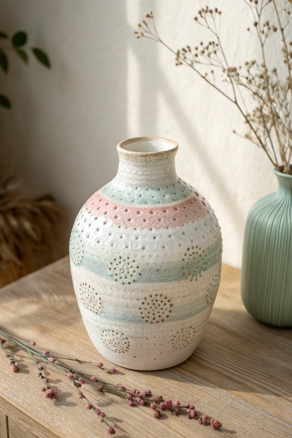 Discover the art of stippling: where tiny dots create endless elegance in ceramic design.