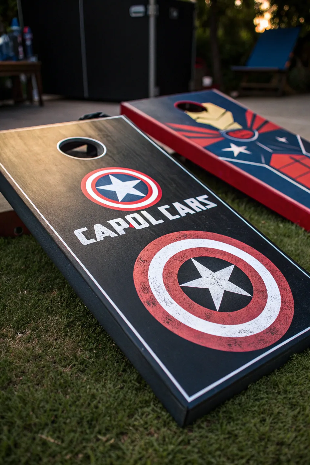 Elevate your game with a cornhole board that's as iconic as your favorite films. Perfect for bonding over friendly competition!