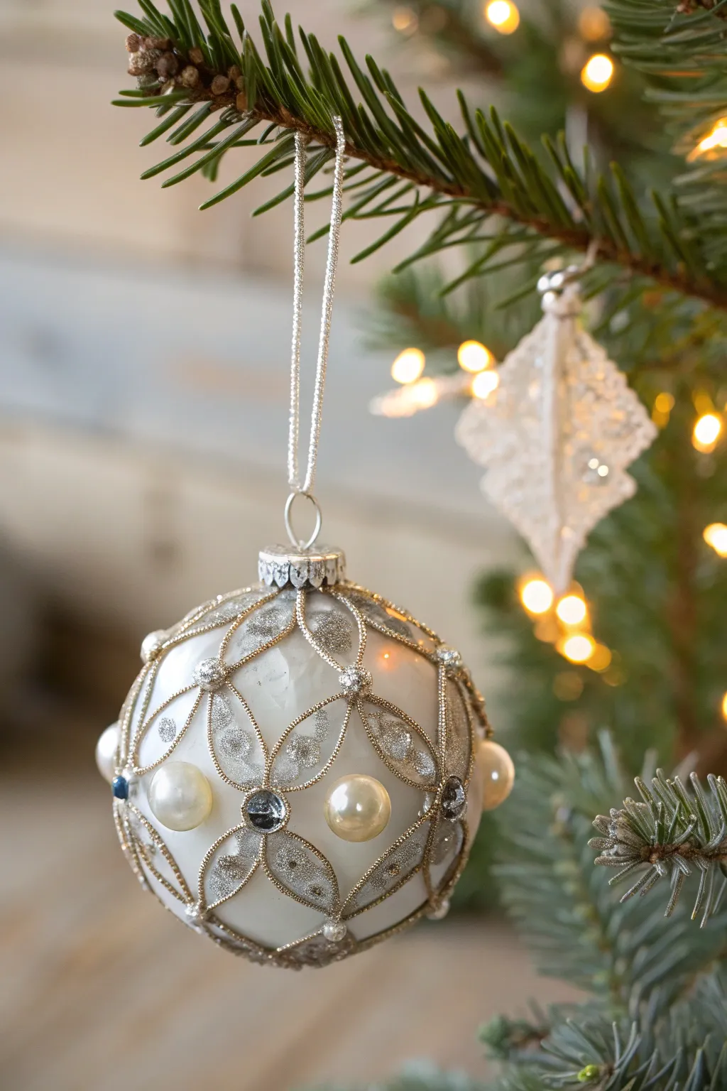 Elevate your holiday decor with handcrafted jewelry ornaments that shimmer with personal charm.