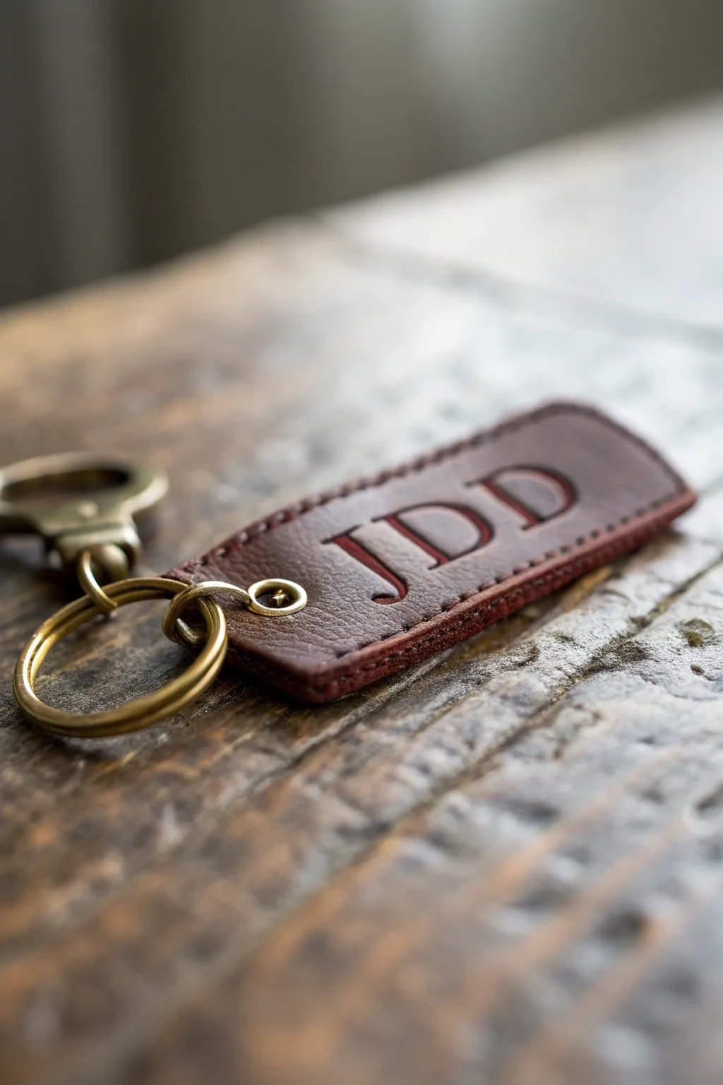 Elevate your everyday carry with a personalized touch. This custom leather keychain is the perfect blend of style and function.