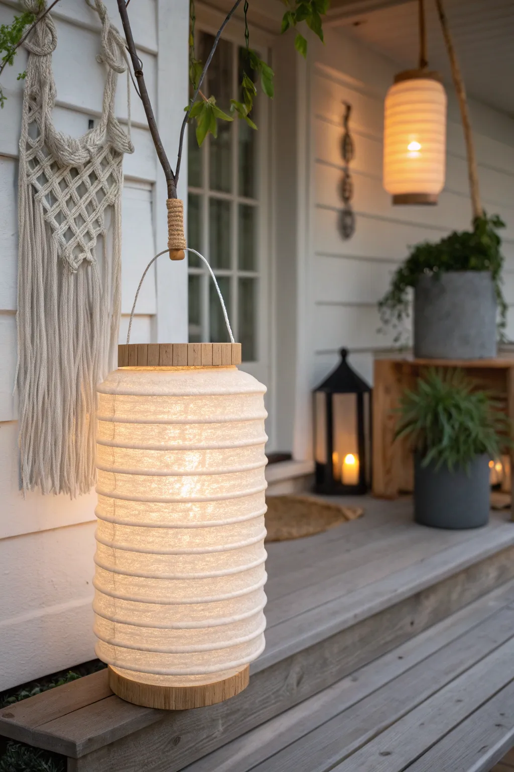Illuminate your evenings with the simple beauty of handcrafted paper lanterns.