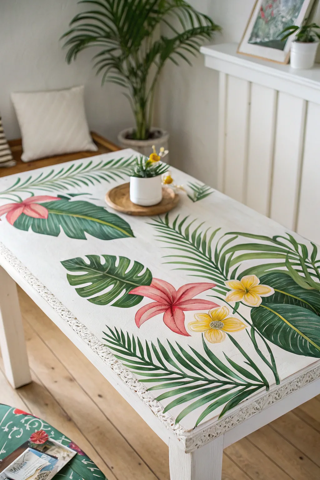Transform your space with a touch of the tropics - where artistry meets simplicity.