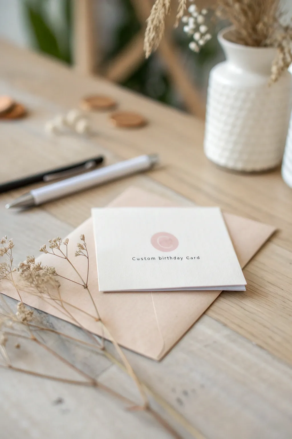 Unveil the surprise with a charming DIY scratch-off birthday card.