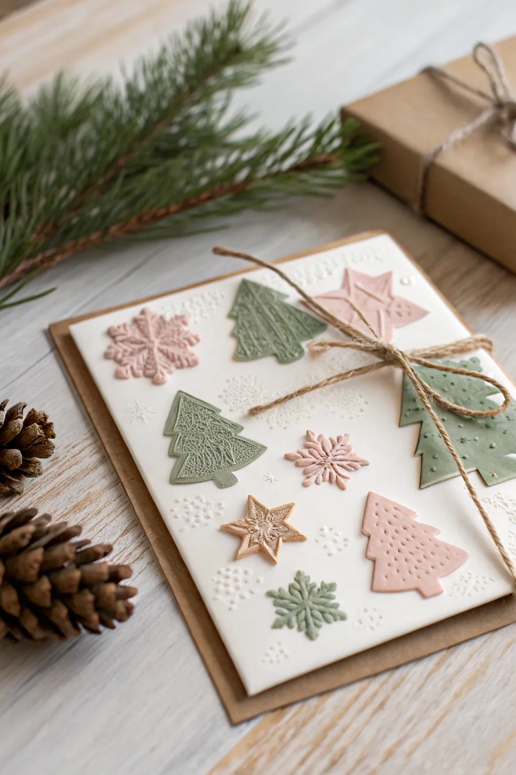 Create festive magic with cookie cutter stamps for a uniquely charming touch to your Christmas cards!