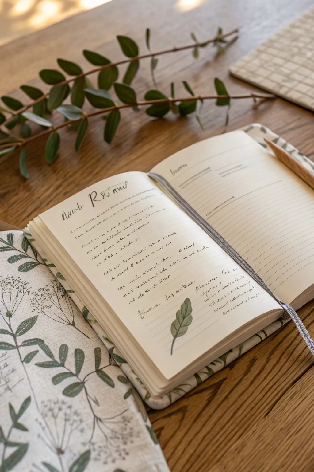 Elevate your diary with a charming book review section that captures your literary adventures.