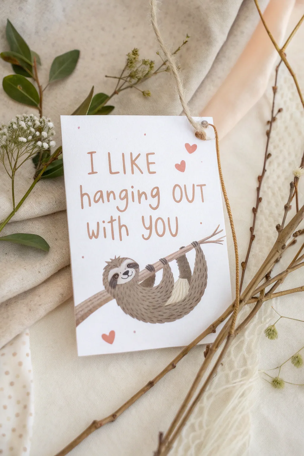 Celebrate friendship with a touch of humor and charm. 🦥💕 #ValentinesForFriends