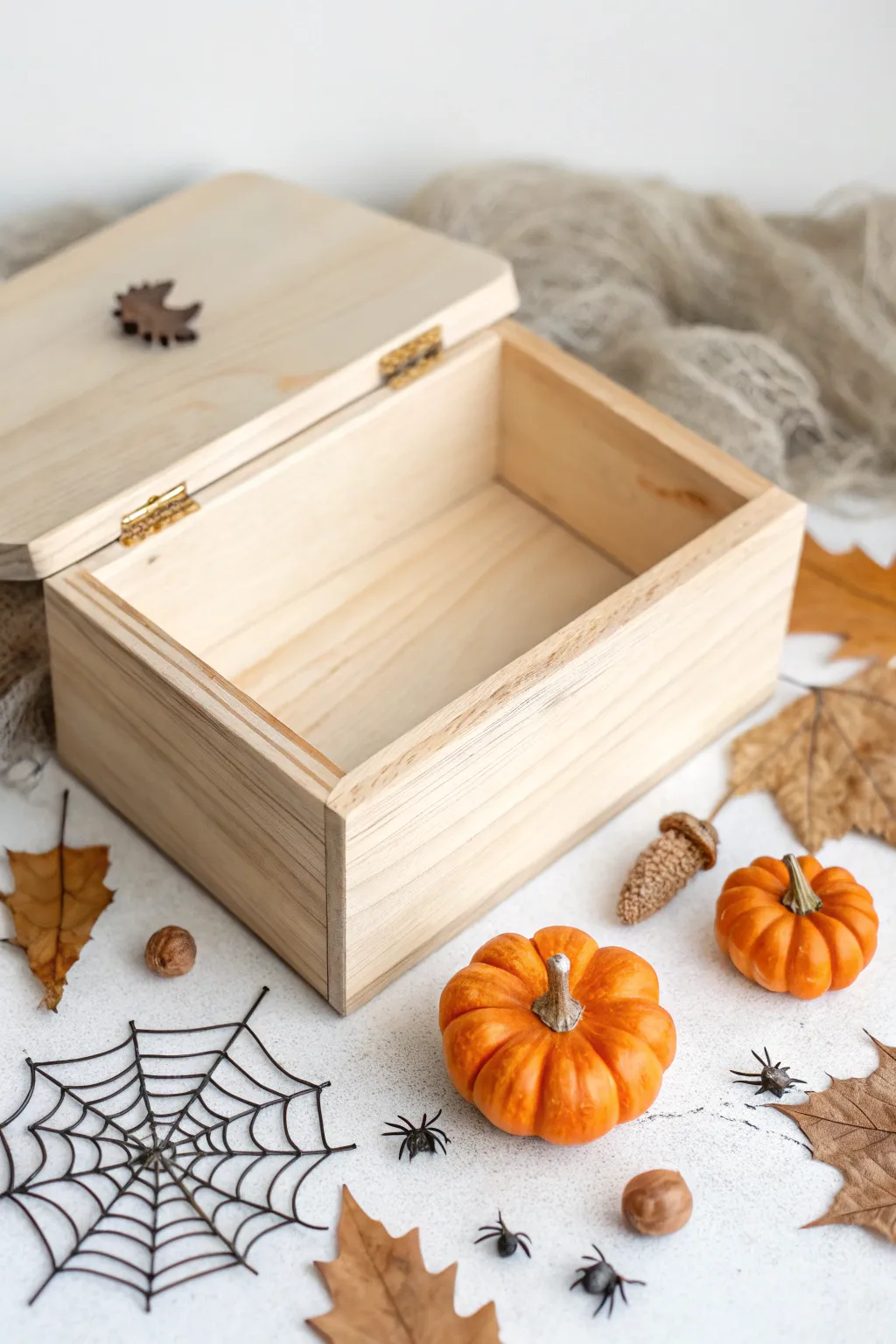 Transform your space with a seasonal touch — simplicity meets spooky elegance.