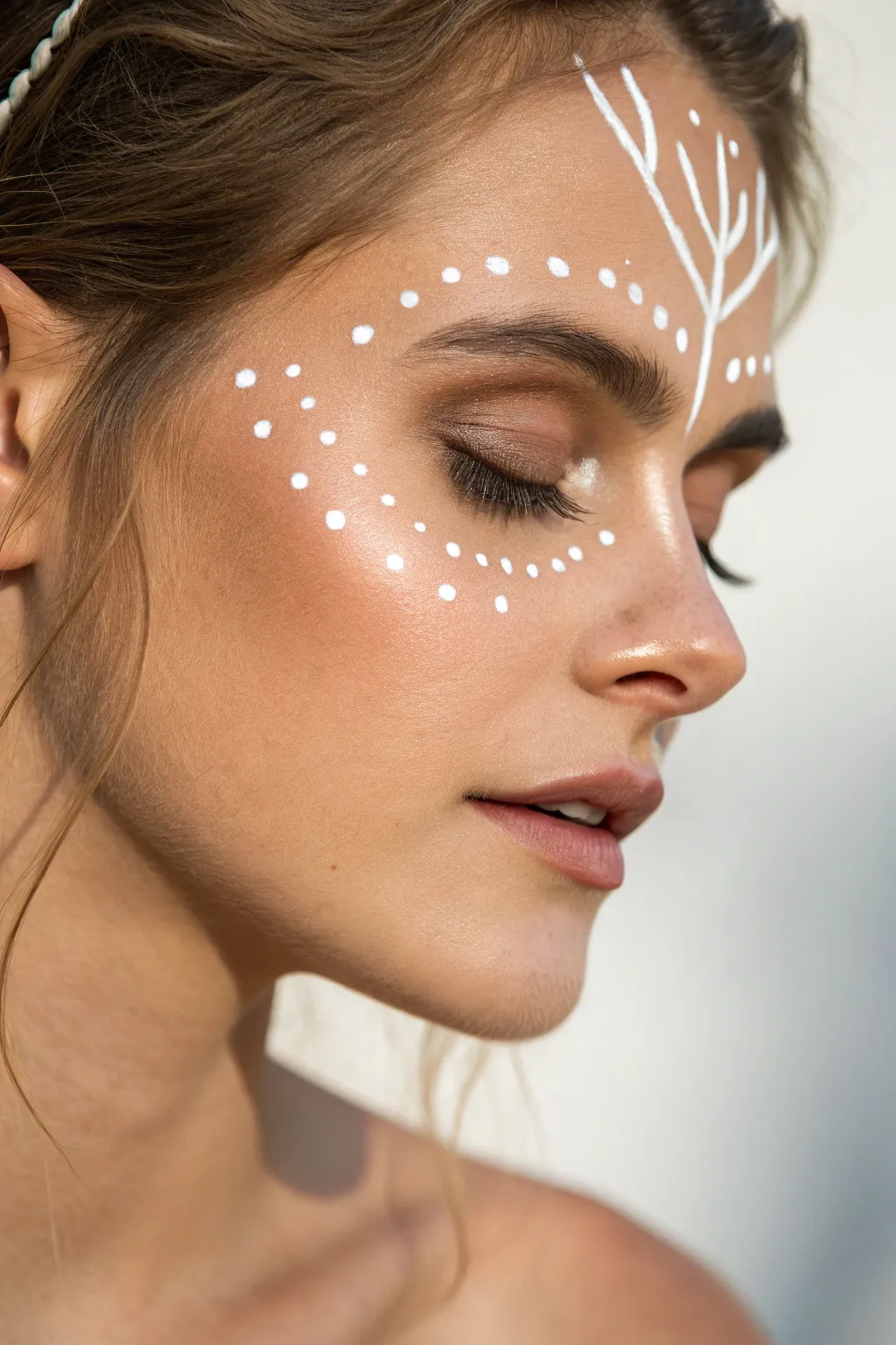 Elevate your deer-inspired look with enchanting white dot details—simplicity meets elegance.