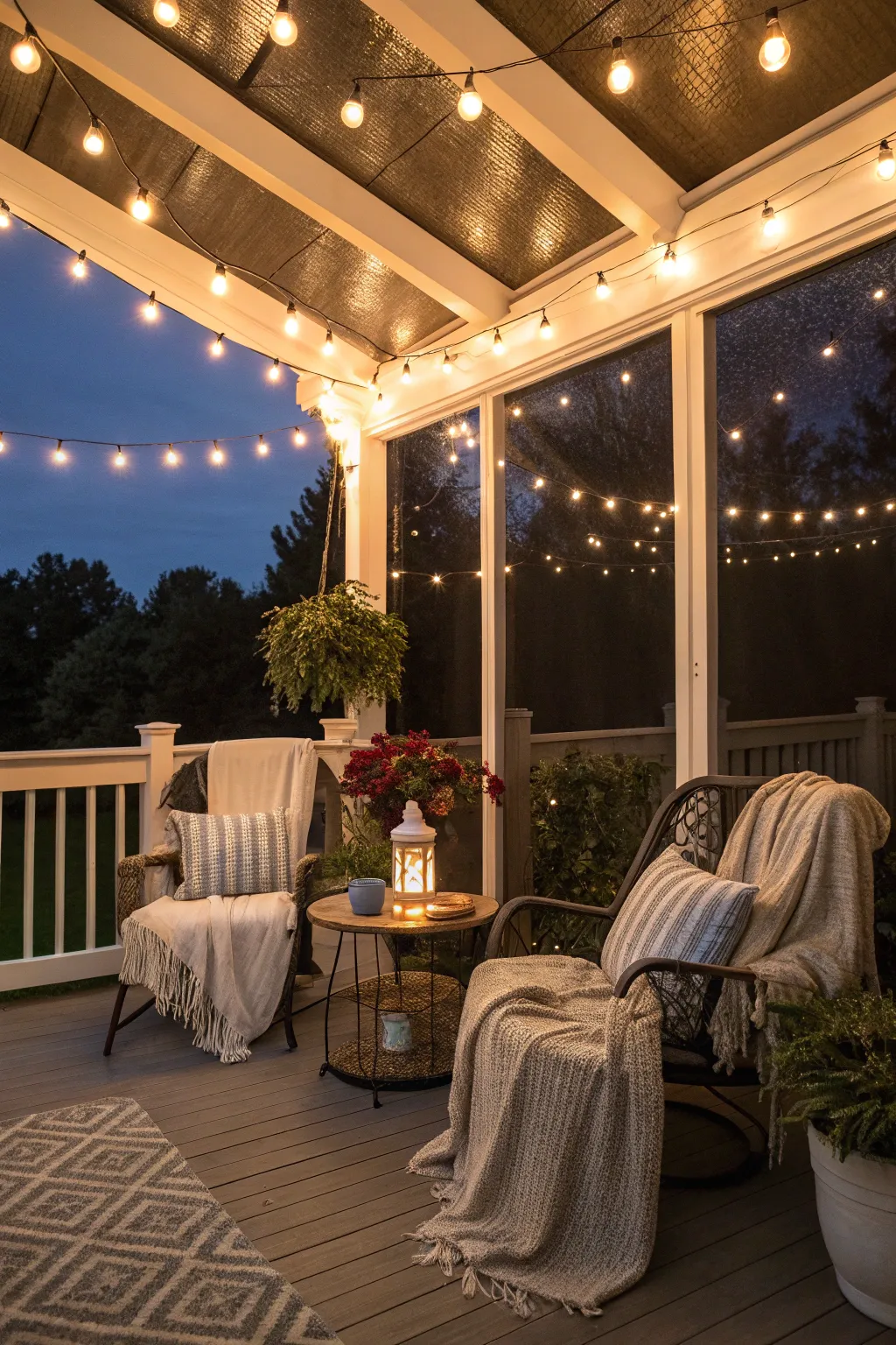 A romantic getaway under the stars.
