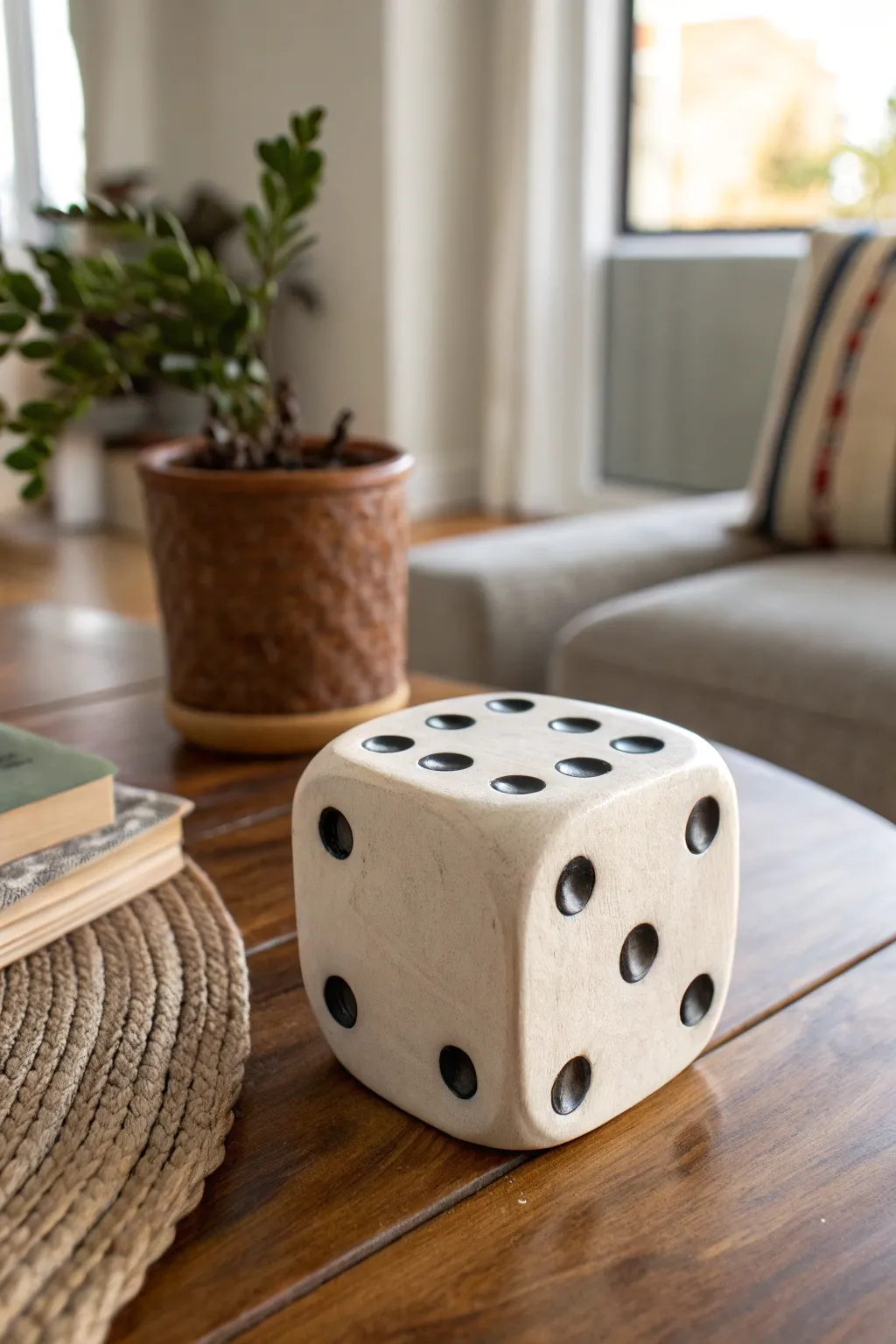 Elevate your game night with these chic, handcrafted dice-themed coasters.