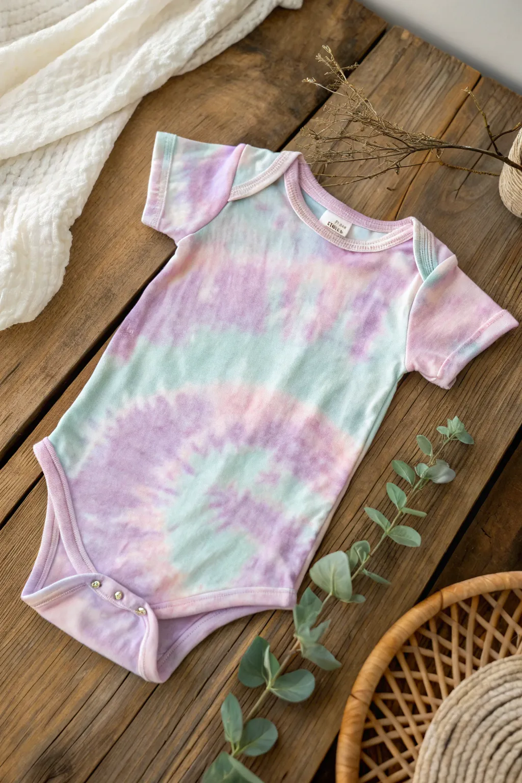 Embrace the beauty of uniqueness with every tie-dye onesie—perfectly imperfect, just like your little one.