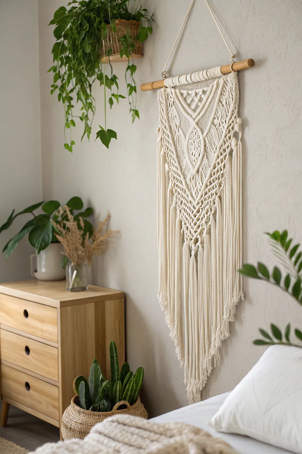 Elevate your space with DIY macrame elegance.