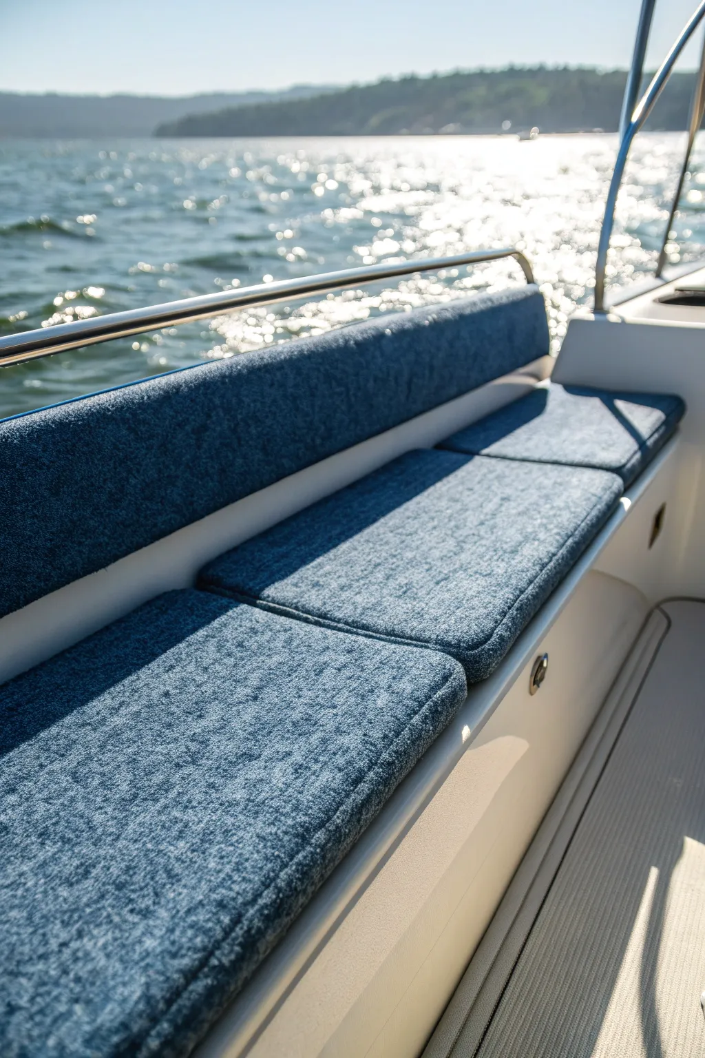 Transform your boat's bench into a comfort zone with marine carpet—perfect for those adventurous days on the water.