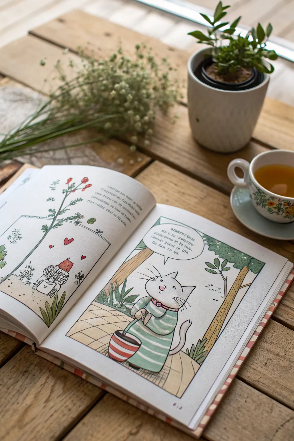 Craft your own whimsical world: DIY comic book magic with a touch of Scandinavian charm.