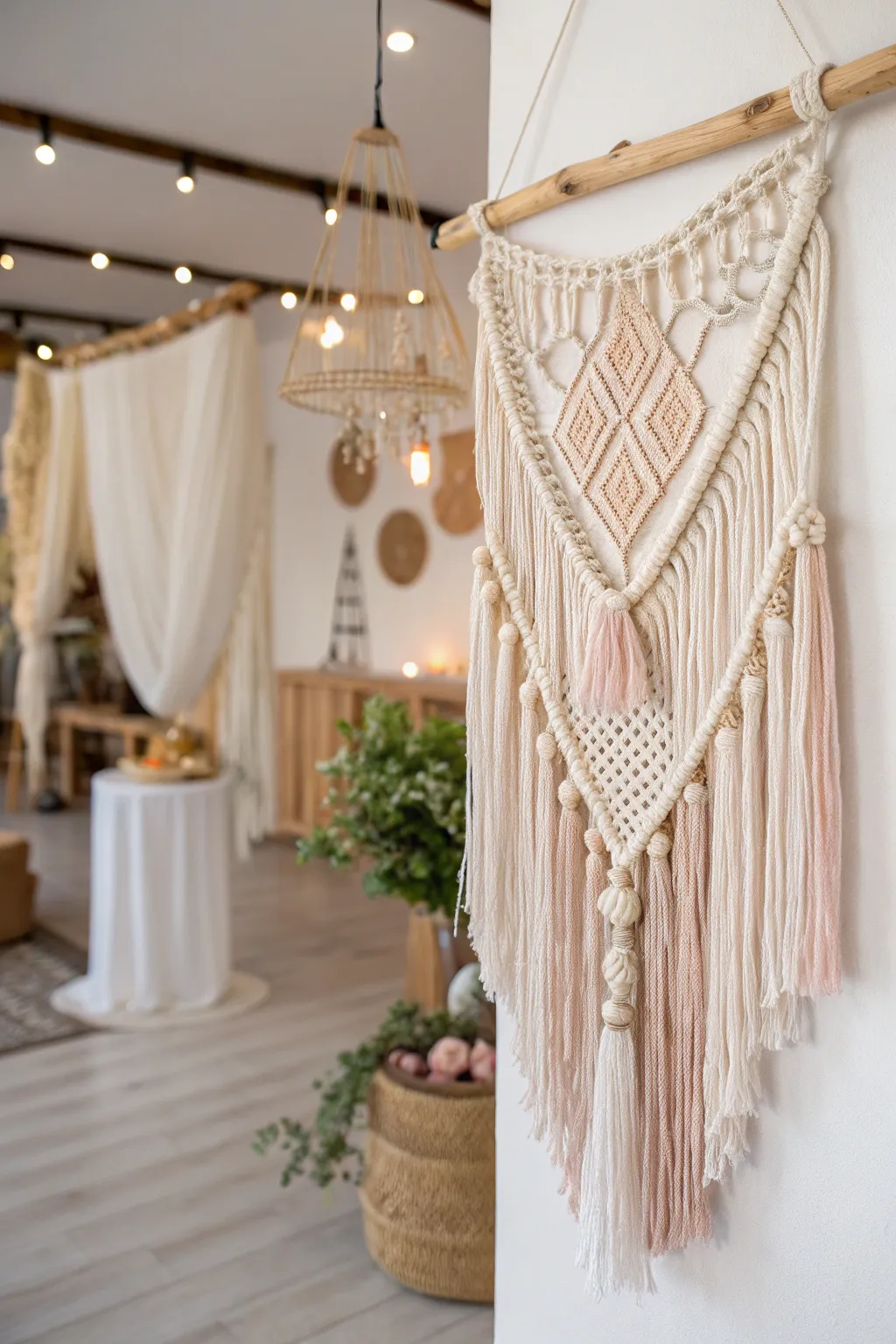 Elevate your bridal shower with a touch of handcrafted elegance—discover the beauty of macramé.