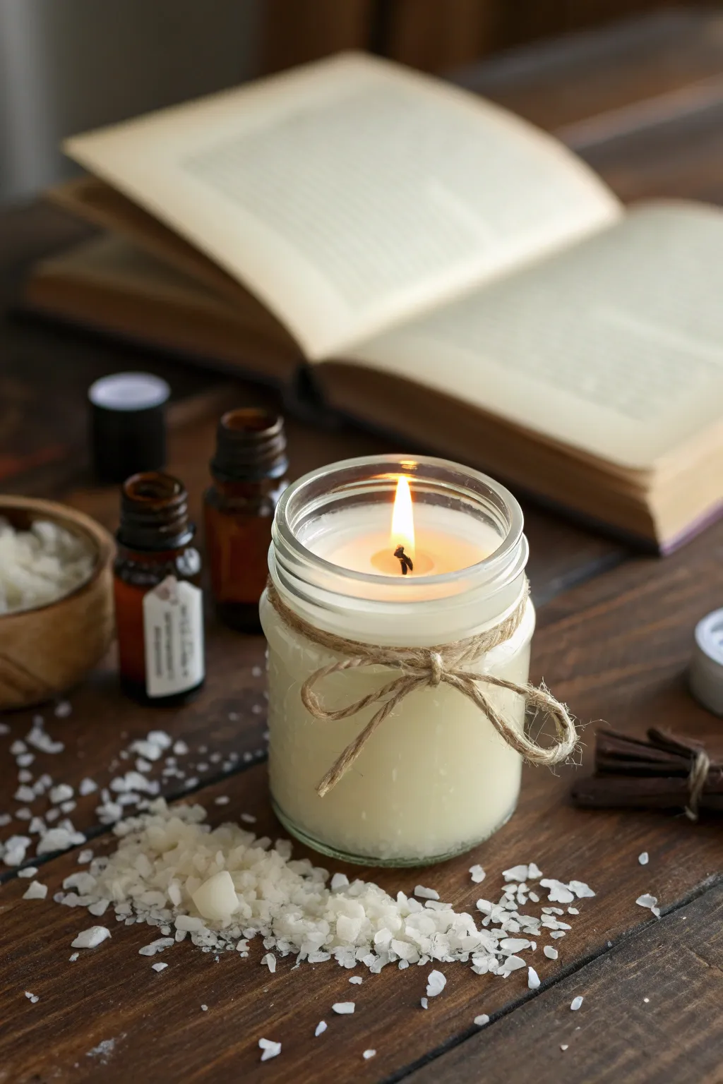 Illuminate Dad's evenings with a handcrafted scented candle.