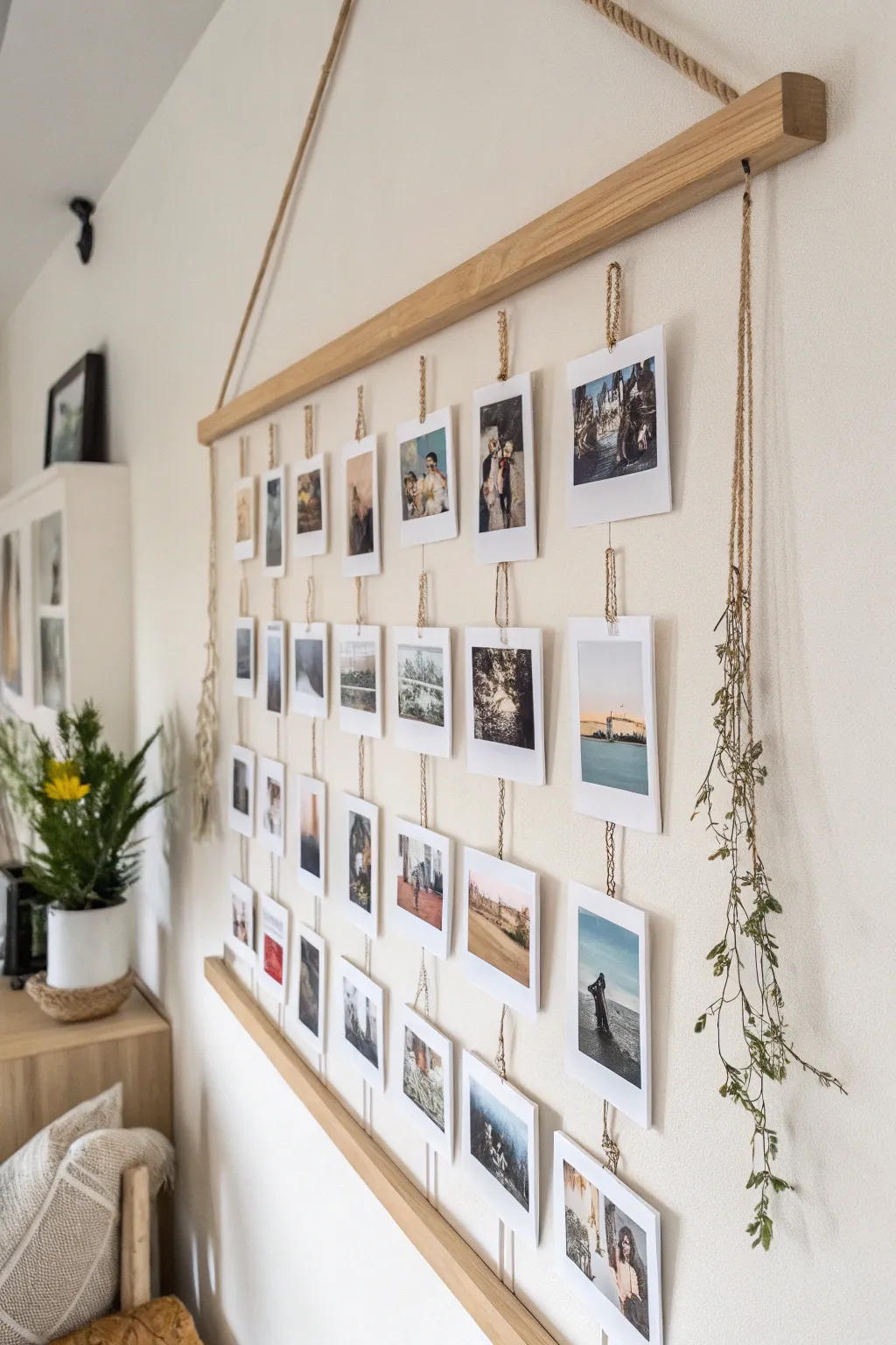 Capture life’s candid moments in a minimalist Polaroid collage.