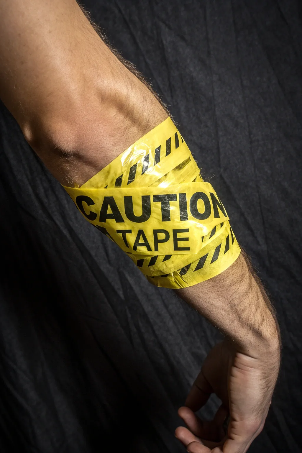 Add a bold twist to your DIY costume with caution tape accessories!