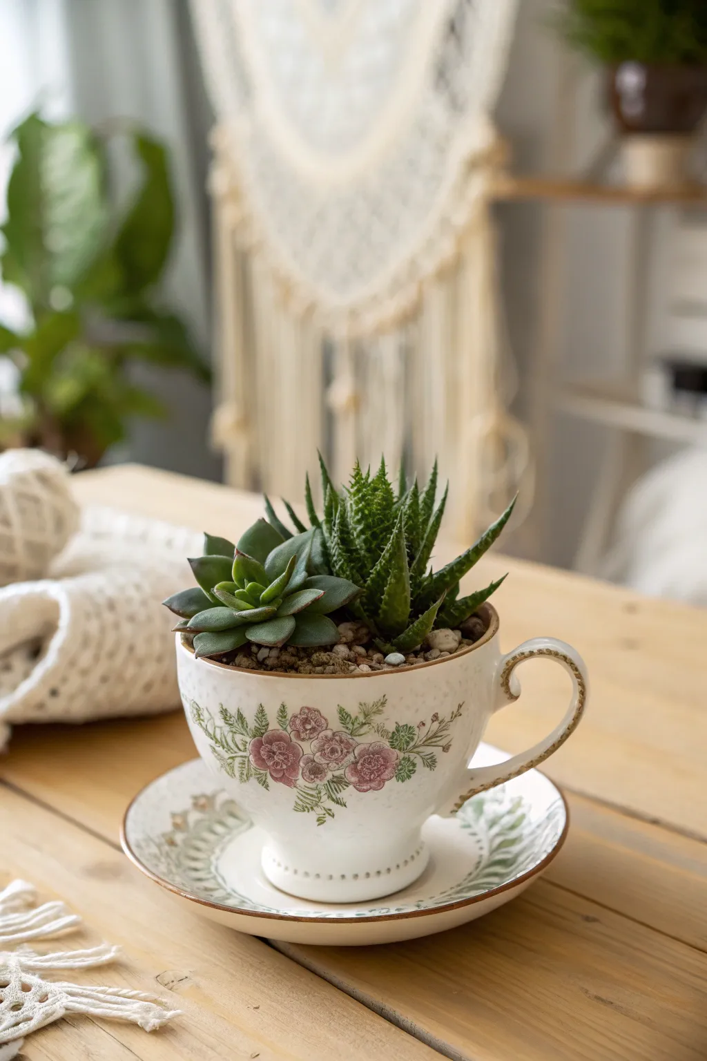 Elevate your greenery with charming DIY plant holders. 🌿✨