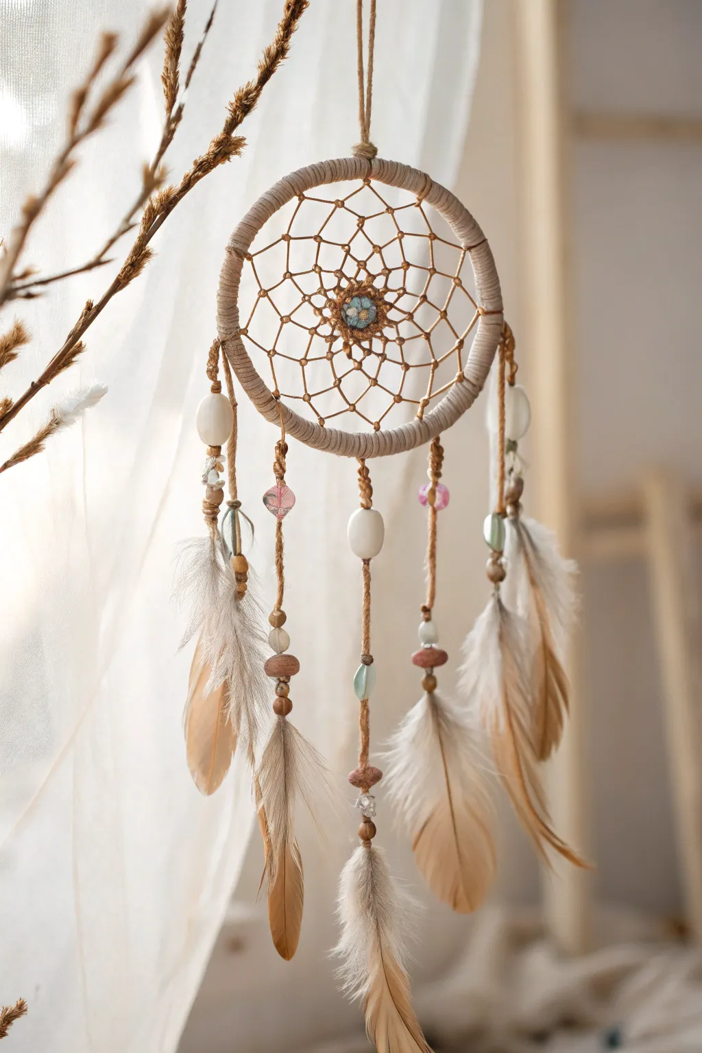 Transform the old into new beauty with this eco-friendly dream catcher.