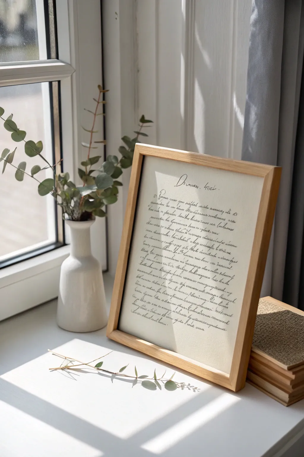 A simple, heartfelt letter can be the most cherished gift. #DIYGiftIdeas #ScandinavianBoho