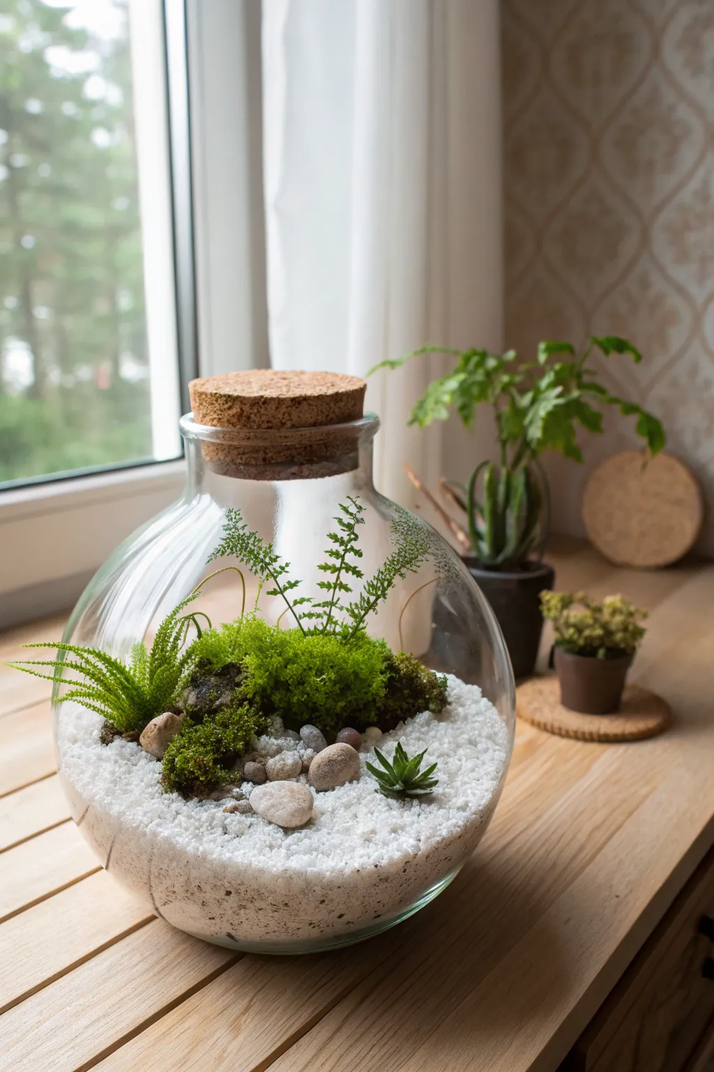Bring nature indoors with a charming DIY terrarium—perfect for adding a hint of greenery to your space!