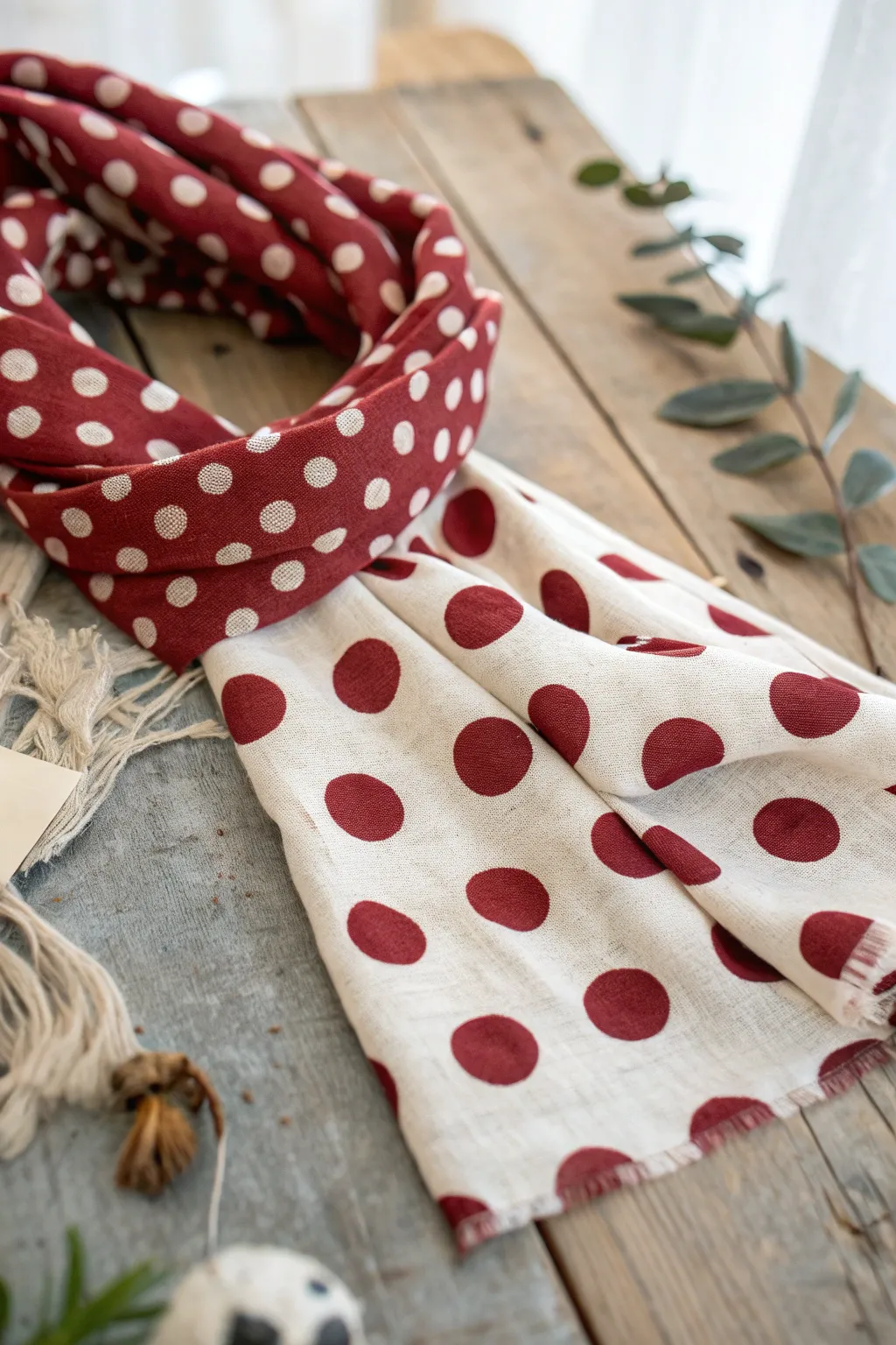 Add a playful edge to your pirate costume with bold polka dots!