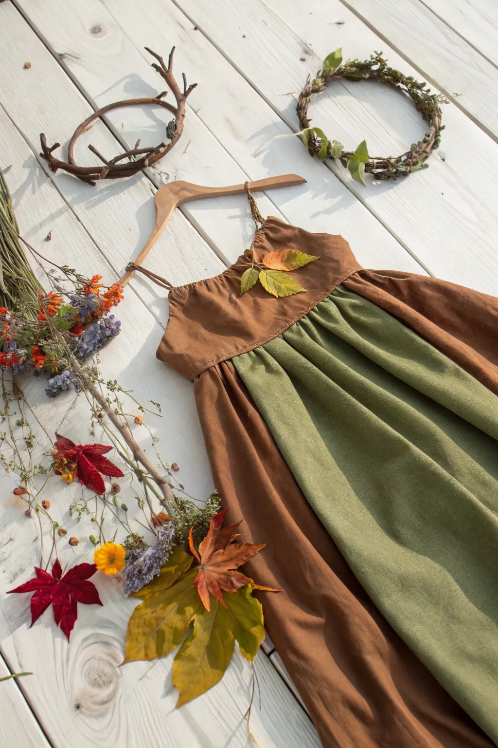 Transform into a mystical nature spirit with this enchanting DIY costume, perfect for celebrating the magic of the great outdoors.