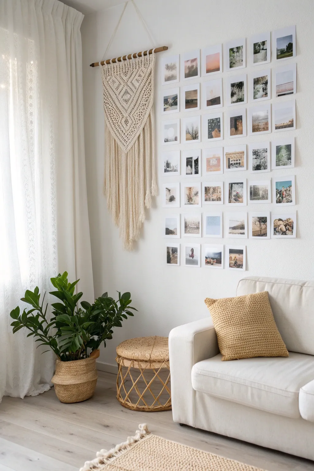 Transform everyday moments into a stunning visual story with a personalized photo collage wall.