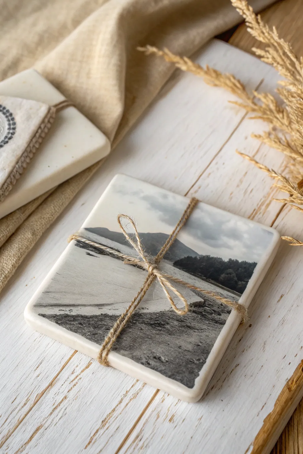 Elevate your coffee table with a touch of personalized elegance.